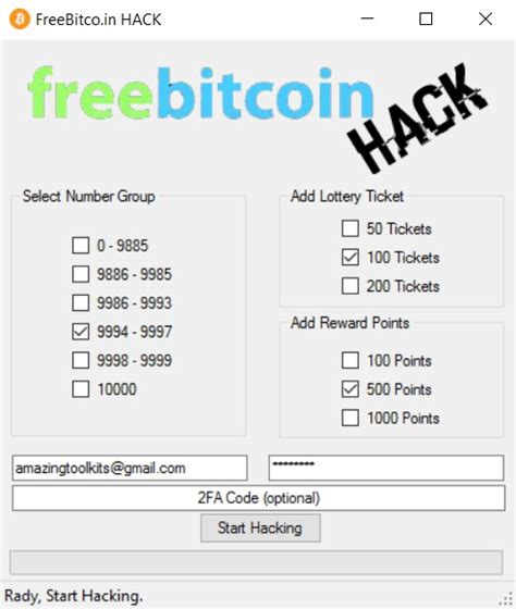 The script will start to claim Bitcoins every hour for you. . How to hack freebitco in on android